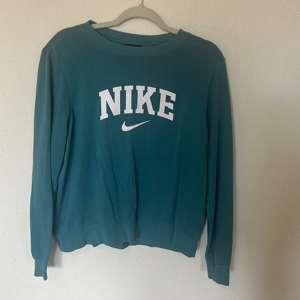 nike turquoise women sweater